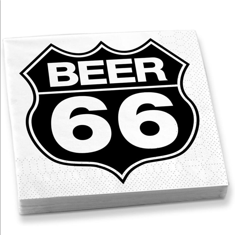 Epic Products Beer 66 Beverage Napkins (20 Pack)